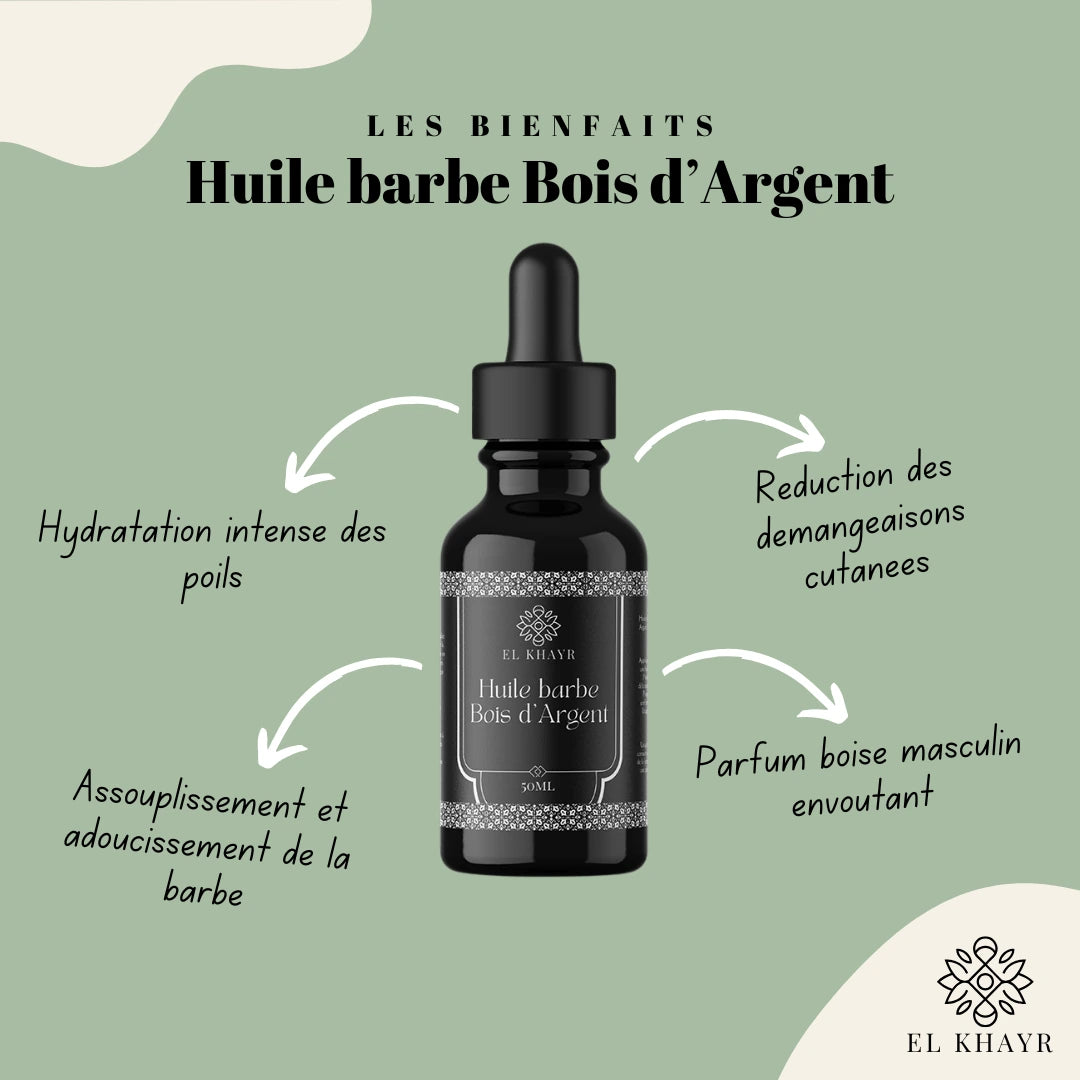Huile à barbe Bois - 50ml