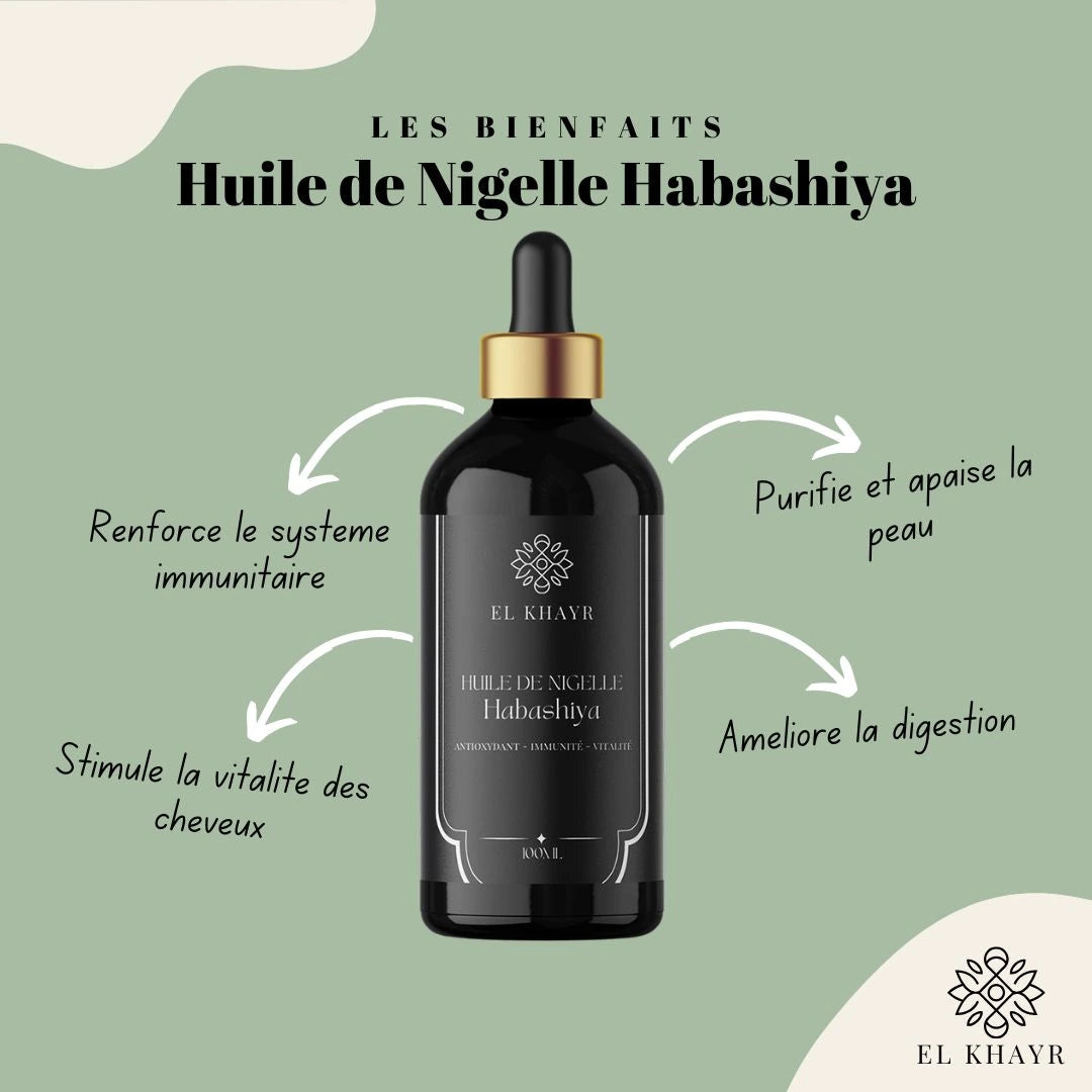 Huile de Nigelle d’Ethiopie – Habashiya 100 ml